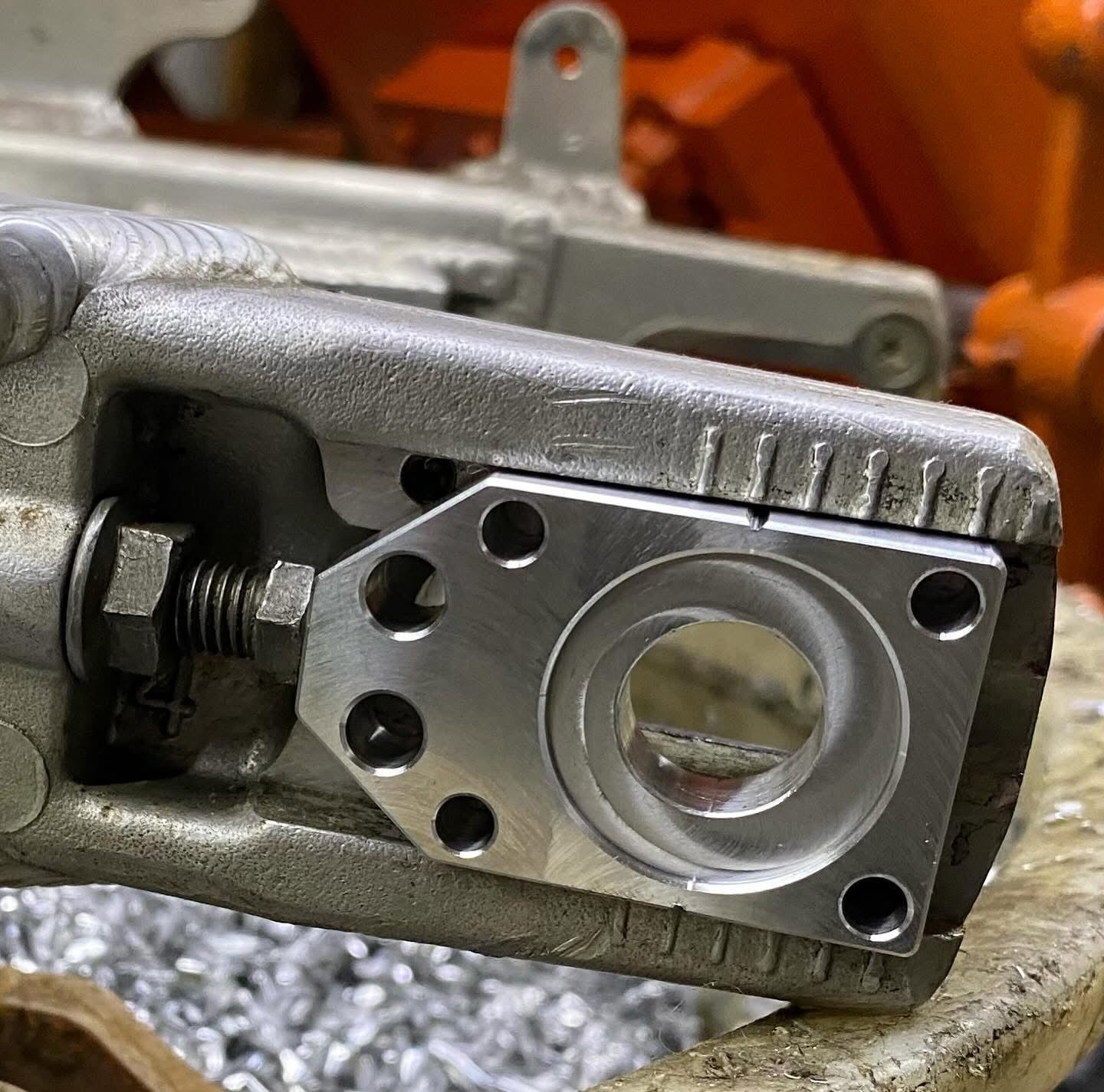 MX Bonz KLX140 Billet Axle Block Set